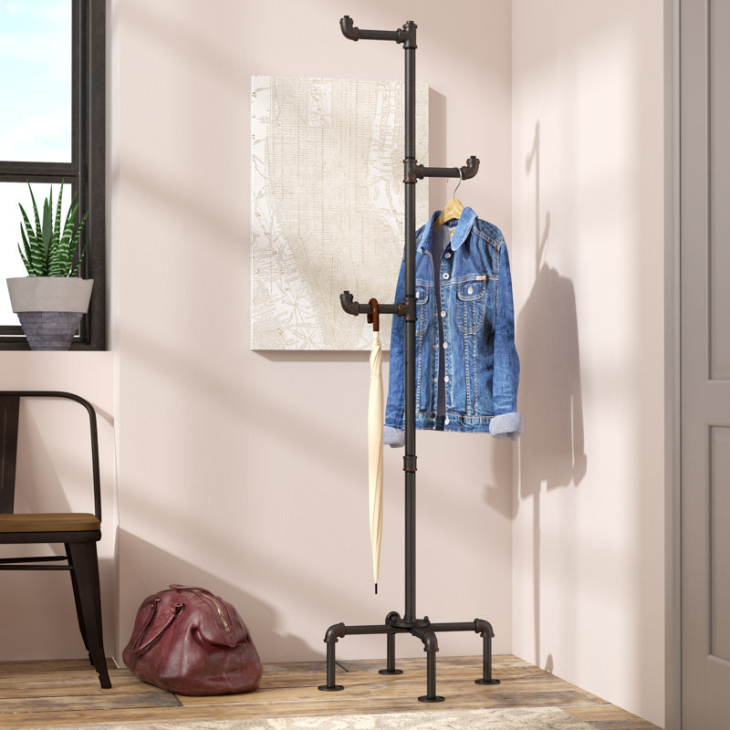 Williston Maegan Industrial Coat Rack & Reviews Wayfair
